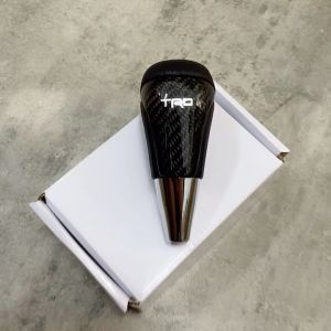 TOYOTA TRD Real Carbon Fiber Gear Knob Leather OEM TOYOTA ALPHARD ANH30/ANH20/VELLFIRE/VIOS/CAMRY/WISH/ALTIS/YARIS/HILUX VIGO/REVO/FORTUNER/RUSH/CALDINA/PERODUA ARUZ