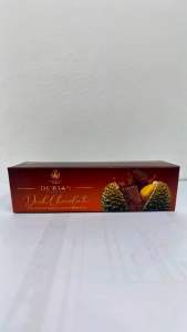 D.MasKing Premium Durian Flavoured Dark Chocolate 10pcs 53g/box 高品质优质榴莲味黑巧克力 Durian Coklat