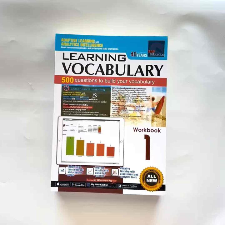 Learning English Vocabulary Workbook (6 BOOKS SET,Grade1-6) | Lazada ...