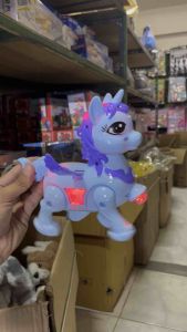 ของเล่นมีเสียง มีไฟ แถมถ่าน (ของเล่นม้าโพนี่ เดินได้) ของเล่นเด็ก