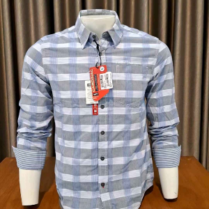 Cardinal EKI5F95J02 Pakaian Pria Kemeja Lengan Panjang Slim Fit