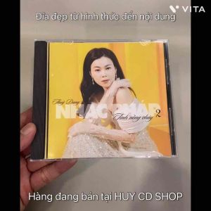 Đĩa CD Thuỳ Dung Hát nhạc Pháp - Đĩa lòng Trắng