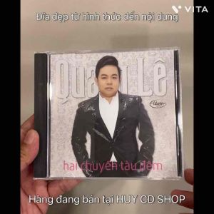Đĩa CD QUANG LÊ - Hai chuyến tàu đêm - Nhạc vàng Bolero - Đĩa lòng Trắng