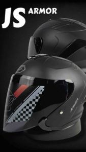Helm js armor solid helm terbaru standar SNI original Helm half face pria/wanita