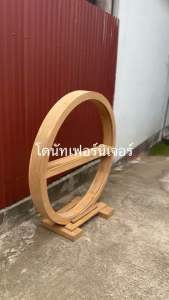 วงกบกลม 2 ช่อง ผลิตจากไม้สักทองแท้ หน้าไม้กว้าง 4 นิ้ว หนา 2 นิ้ว ราคาโรงงาน