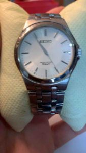 Đồng hồ nam nữ SEIKO SPIRIT QUARTZ size 34mm dây thép không gỉ khóa zin hãng 17cm . Mặt hai lòng cọc số học trò toàn bộ zin nguyên bản chống nước 5ATM