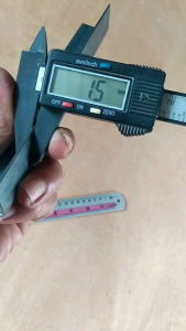 Besi Siku 23 x 23 Tebal 15 mm Panjang 20 cm