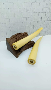 Pipa Kayu Kemuning Gading Model Bulat Super M10