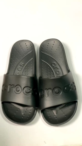Croks Sandal Slip on Full Black [Premium Quality] 40-44 Pria /  Wanita  Sendal Karet