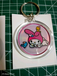 Sanrio Acrylic Keychain (Round)