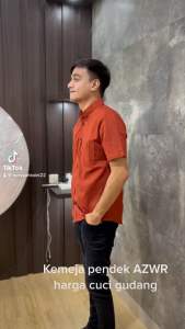 KEMEJA PENDEK AZWR TERLARIS / KEMEJA PENDEK POLOS