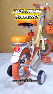Sepeda Mini Anak Perempuan Klasik New Phoenix 2207 18 Inch Retro