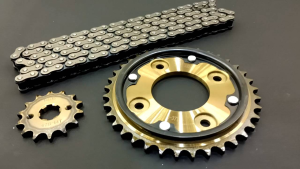 Gear gir set Blade old / new 125 repsol REVO ABSOLUTE REVO REVO FI REVO FIT Gigi tarik rantai roda Rantai Roda Gold Untuk Honda Suku Cadang Motor Revo Dan Blade - Lazada