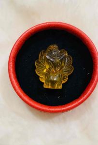 Mặt dây chuyền bà hồ ly chúa đá thạch anh tóc vàng thiên nhiên