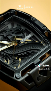 GROSIR TERMURAH!!!...Jam Tangan Pria Keren New GUESS DRAGON Legend 3D Tanggal Aktif Strap Rubber Grade Super