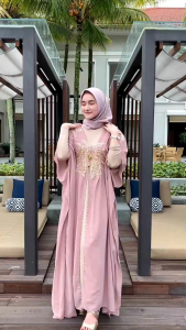 Promo Kaftan Yara Wanita Pesta Premium Free Inner Dan Turban