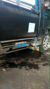 Fleksible knalpot mobil L300 suara ngir-ngir turbo