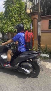 desports Tas raket badminton model ransel YN bordir gold
