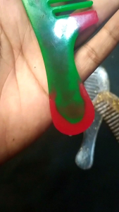 Sisir Rambut Resin Epoxy High Quality: Custom Warna & Unik Glitter