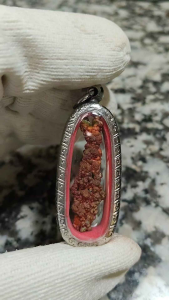 Red Pillar Leklai Pendant (Uncommon) 稀有红柱力泥吊坠Leklai Amulet 马来西亚力泥 100% Natural Leklai Malaysia