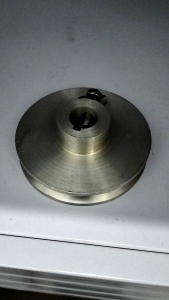 Pulley aluminium A1 x 3“ inc + Baut Pulley serbaguna