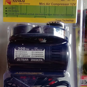 PAKET KOMPLITE KOMPRESOR MINI CHARGERE MOBIL DAN MOTOR.