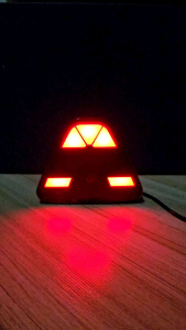 LEDไฟเบรคดวงที่สาม รุ่นหน้าดำ สำหรับรถยนต์