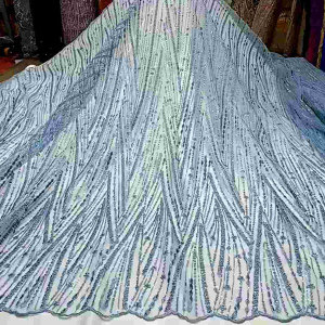 Kain Tille Bordir Spenggel Payet || Bahan Kebaya