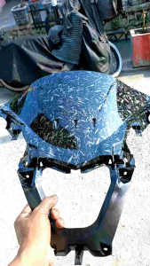 panel visor pcx 160 Karbon forget