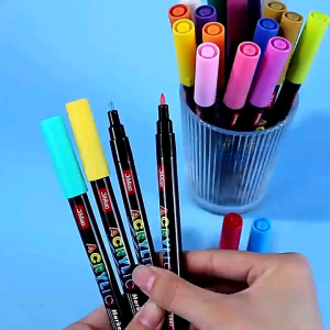 JIMIAO acrylic marker paint colour pen drawing painting colouring