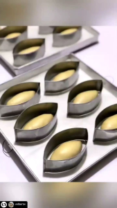12pcs Cetakan ring roti oval runcing ring roti mata air