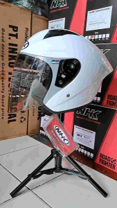 HELM NHK N1 MAX SOLID WHITE/PUTIH