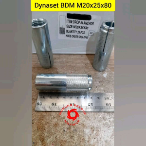 (2 pcs) Dynaset M20 / Dinaset 20mm / Drop In Anchor M20