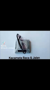 Kacamata Baca Plus 2in1 Double Fokus Frame Besi Pria & Wanita