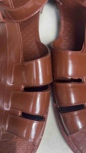 Dép nhựa nam dép bít mũi dép rọ nam dép BĐ giày bảo hộ lao động