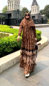 Zella Series BY AC COLLECTION FULL CERUTY PRINTING DIGITAL SET HIJAB SEGI EMPAT PREMIUM