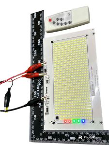 โคมไฟโซล่าเซลล์ 3.2V-3.7V พร้อมรีโมทคอนโทรล สำหรับโคมไฟสวน - โคมไฟน้ำท่วม บอร์ด LED