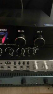 Ampli Smart Nikochi NKC-801M Bluetooth 5.0 Ampli chuyên dùng cho quán cafe nhà hàng trợ giảng xe buyt nghe nhạc xem phim..)