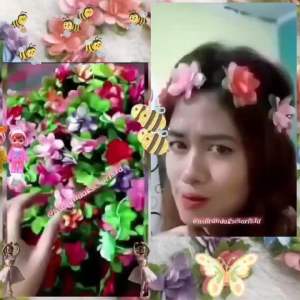 BANDO BUNGA FASHION | BANDANA FLOWER CROWN | BANDO MERMAID | BANDANA KARET / BANDO PESTA / BANDO NATAL | FC8840503830