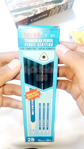 Pensil Kayu Joyko P-90 2B Triangular Perlusin: Keunggulan & Cara Penggunaan