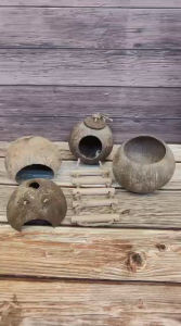 Bucatstate hamster hideout natural coconut house 布卡星仓鼠躲避 天然躲避 椰子壳