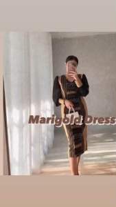 MARIGOLD DRESS TENUN - BAJU TENUN - DRESS ETHNIC