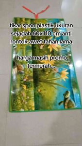 promo tikar atou karpet spon plastik 60x110 cm alas duduk/sejadah/tidur baby bermotip