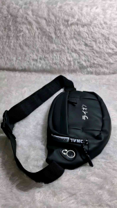 TAS SELEMPANG BAHU PRIA WAISTBAG WATERPROOF TAS PINGGANG KEKINIAN SLINGBAG ANTI AIR TAS PUNDAK