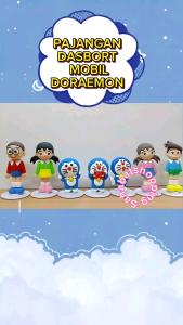 Pajangan Dashboard Mobil Karakter Doraemon Series