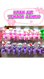 Sahabat Shopping - Keran Air Tembok Karakter Sanrio Family Lucu - Keran Air Sanrio Lucu - Keran Air Tembok Sanrio - Keran Air Boneka Sanrio Lucu
