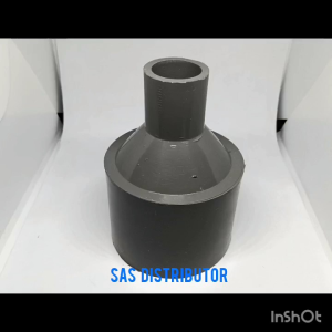 Vlok Sok 2 1/2 x 3/4" inch AW Superlon / Reducer Sock 2 1/2 x 3/4" inch PVC / Verlop 25 x 075" in