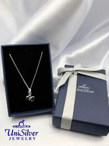 Unisilver 925 Sterling Ladys Necklace (NP219-1016)