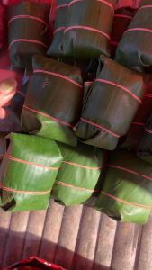 ส้มเนื้อวัว #ส้มวัว 50กรัม 25 บาท 4 ห่อ แถม 1 ห่อ#ส้มเนื้อสดๆ #ส้มเนื้อวัวห่อใบตอง #แหนมเนื้อ