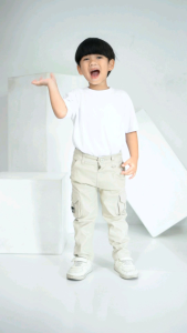 Maryland I Celana Panjang Cargo Anak Usia 8 Bulan -12 Tahun Material Cotton Twill Size XS-XXXL